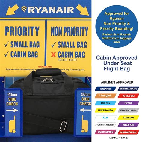 Ryanair Priority And 2 Cabin Bags