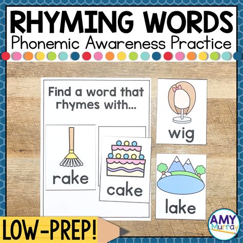 Ryming Words Excercise For Phonemic Awareness Scott Adcox Kindergarten Words That Rhyme With Tree - Kindergarten Words That Rhyme With Tree