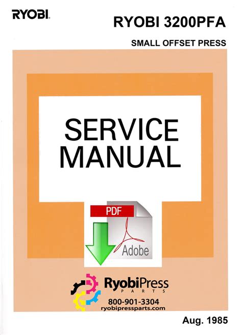 Full Download Ryobi 3200 Pfa Manual 