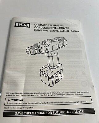 Full Download Ryobi Sa1802 User Guide 