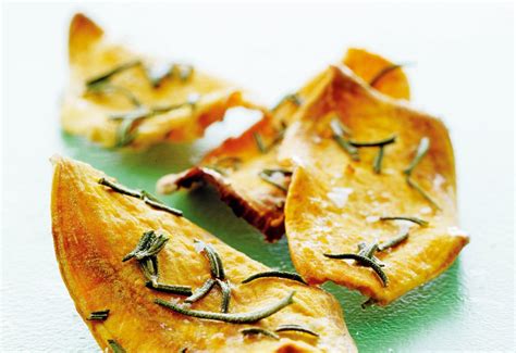 sötpotatis chips i ugn