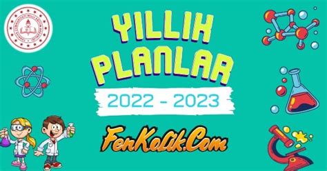 sınıf fen bilimleri yıllık plan 2022 2023.