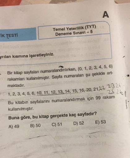 sınıftaki konuları TYT (Temel Yeterlilik) sınavında sorulurken; 10, 11, 12 .