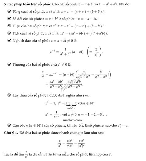 số phức | L Thuyt S Phc V Cch Gii