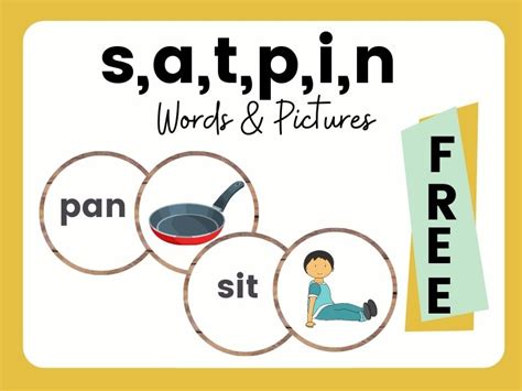 S A T P I N Initial Sounds Satpin Words And Pictures - Satpin Words And Pictures