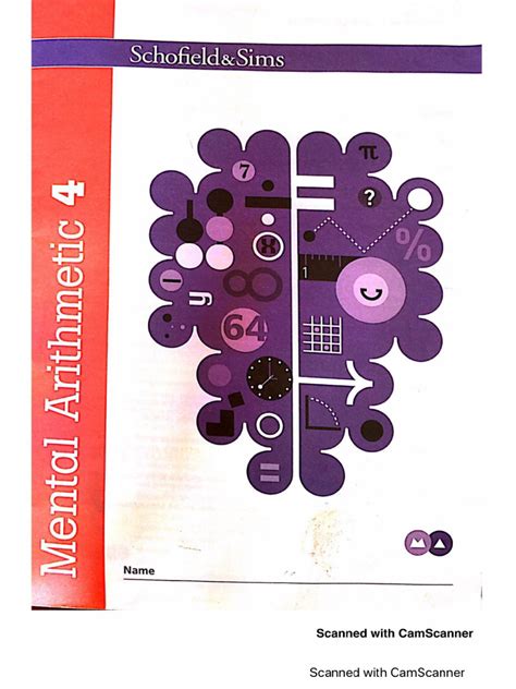 S S Mental Arithmetic 4 Pupil Book Inners Schofield Sims