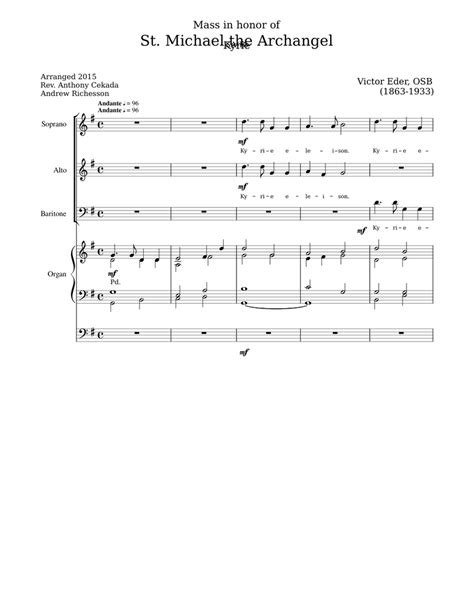 Read Online S M H Sheet Music Mass Of The Patriarchs St Michael Hymnal 