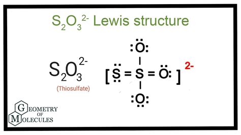 S2o3 2 Structure