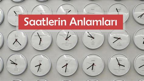 saat anlamı 2022 