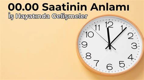 Saat Anlamı 2023