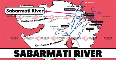 Sabarmati River Map