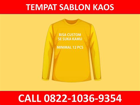Sablon Kaos Manado  Terrpercaya Call 0822 1036 9354 Agen Sablon Baju - Sablon Kaos Manado
