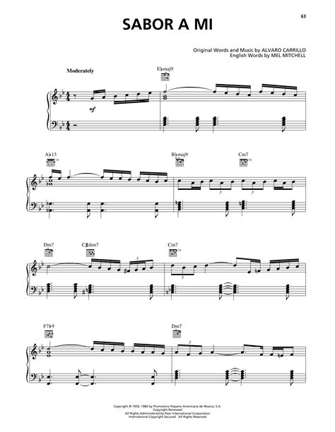 Sabor A Mi Chords