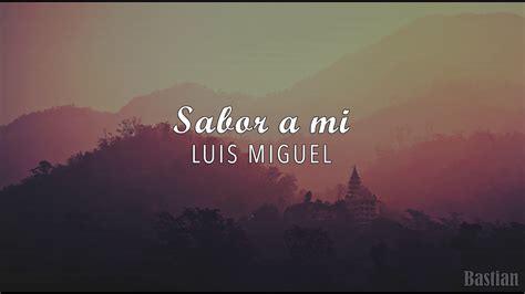 Sabor A Mi Letra