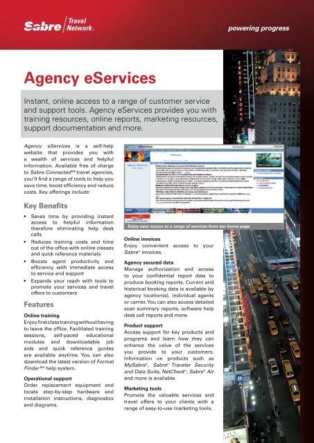 sabre eservices training