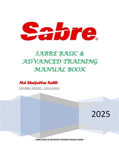 Sabre Training Manual