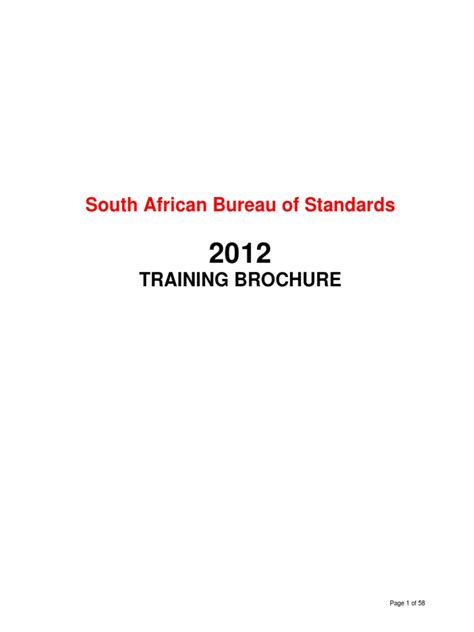 sabs 2014 training brochure
