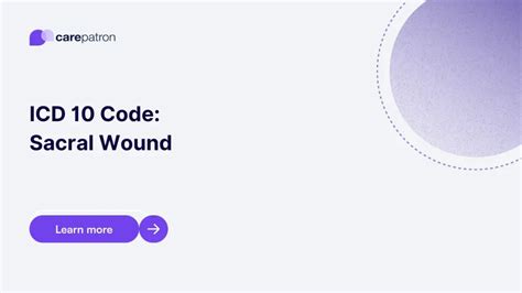 Sacral Wound Icd 10