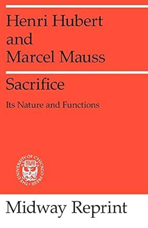 Full Download Sacrifice Its Nature And Functions 