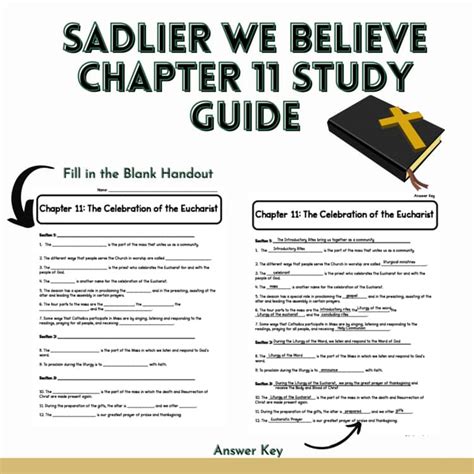 Sadlier We Believe Answer Key Grade 5