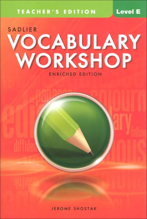 Download Sadlier Vocabulary Workshop Enriched Edition Answers Level E 