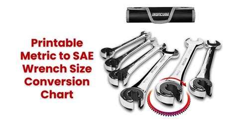 Sae Wrenches Size Chart