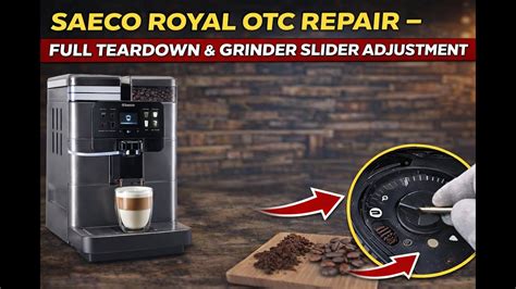 Saeco Grinder Adjustment