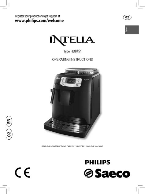Full Download Saeco Intelia One Touch Service Manual File Type Pdf 