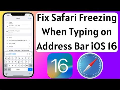safari crashes when typing in address bar