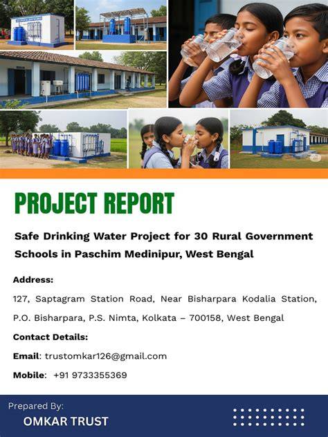 safe drinking water project proposal overview