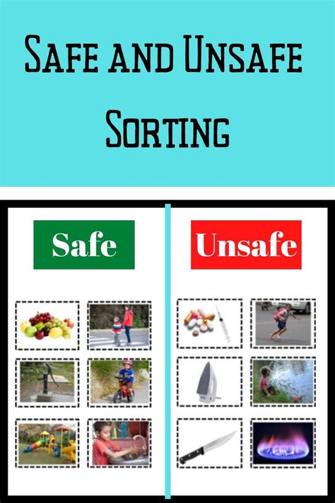 Safe Or Unsafe Activity For K 2nd Grade Kindergarten Safe And Unsafe Worksheet - Kindergarten Safe And Unsafe Worksheet