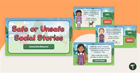 Safe Or Unsafe Social Stories Interactive Activity Teach Kindergarten Safe And Unsafe Worksheet - Kindergarten Safe And Unsafe Worksheet