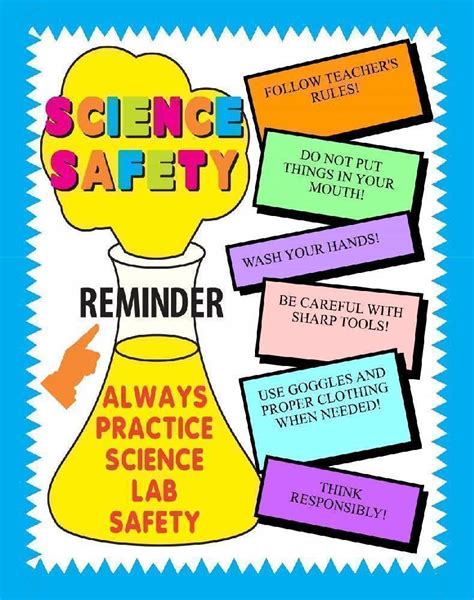 Safety Sheet For Science Fair   Chemistry Safety - Safety Sheet For Science Fair