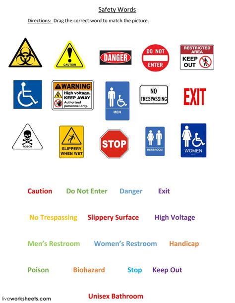 Safety Signs Worksheet   Constitutional Principles Worksheet Answers Icivics Mdash - Safety Signs Worksheet