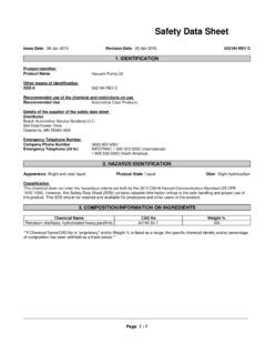 Read Safety Data Sheet Robinair 