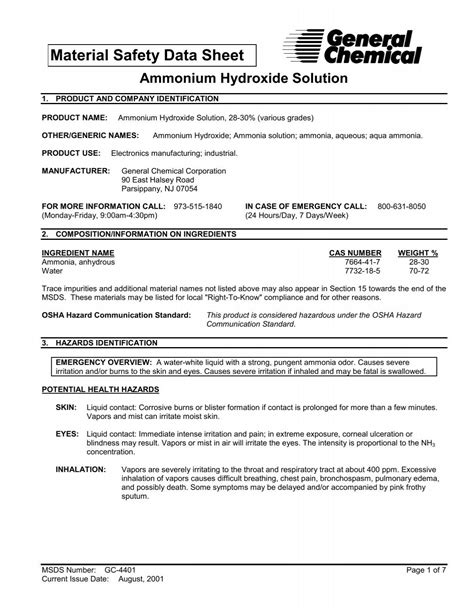 Download Safety Data Sheet Thermoweld 
