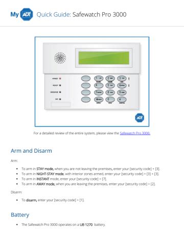Download Safewatch Pro 3000 Users Guide 