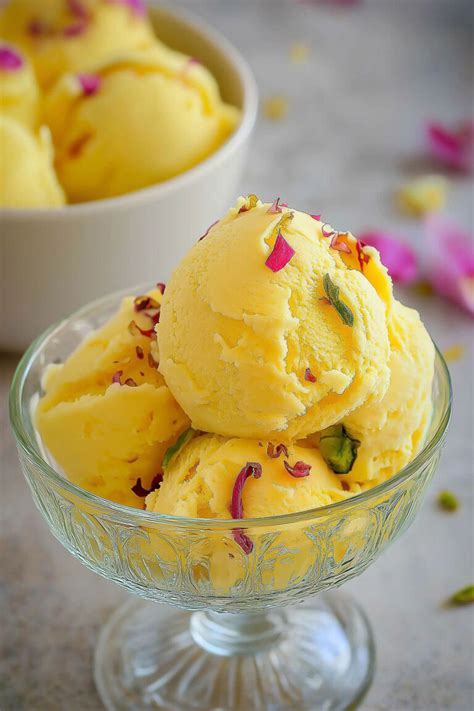 saffron ice cream