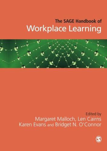 sage handbook of workplace learning