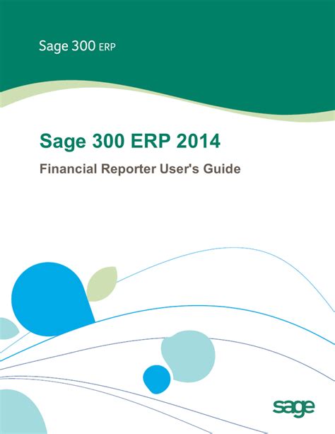 Read Online Sage 300 Erp 2014 General Ledger Users Guide 