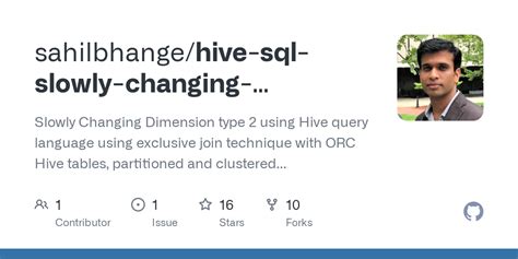 sahilbhange/hive-sql-slowly-changing-dimension - Github