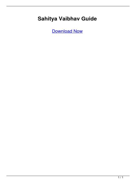 Download Sahitya Vaibhav Guide Pdf 