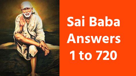 Sai Baba Will Answer