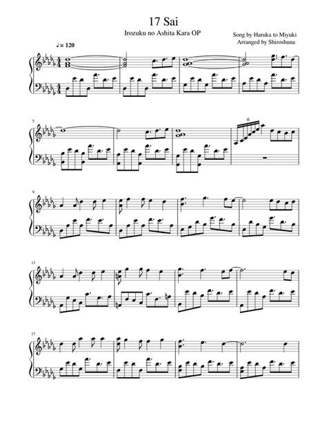 sai piano score