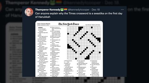 Social media menaces NYT Crossword. November