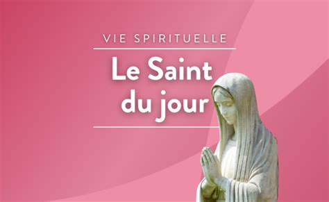 Saint Du Jour