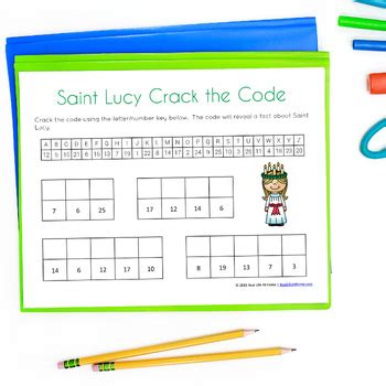 Saint Lucy Activities Printable Packet Tpt St  Lucy Preschool Worksheet - St. Lucy Preschool Worksheet