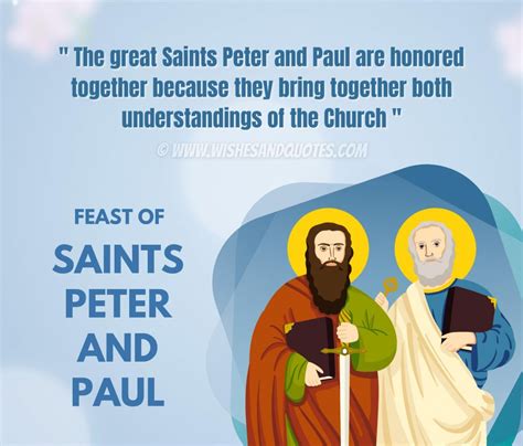 saints paul image with message