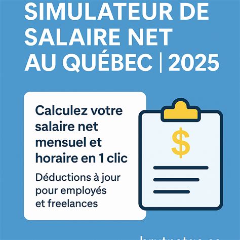 Salaire Net Quebec
