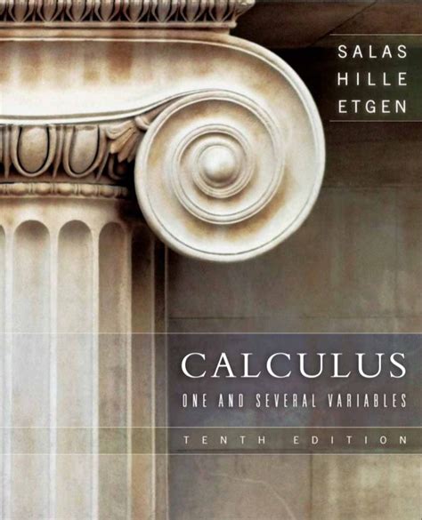 Download Salas Hille Etgen Calculus 10Th Edition 